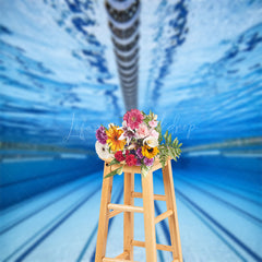 Lofaris Underwater Swimming Pool Sports Photo Booth Backdrop