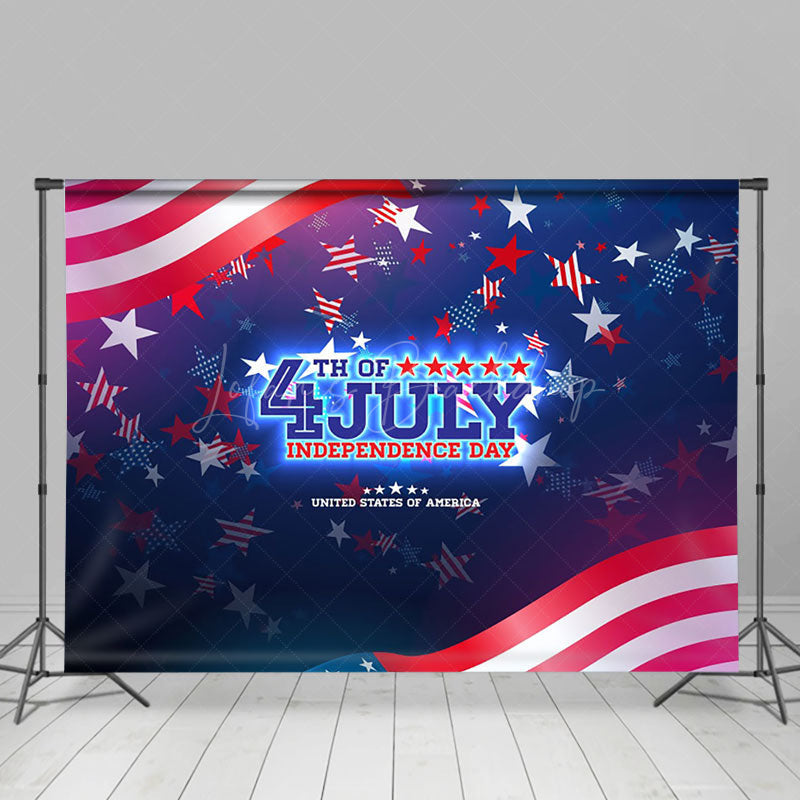 Lofaris Usa Flag Stars 4th Of July Independence Day Backdrop