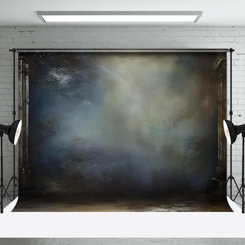 Lofaris Vague Blue Old Master Wall Portrait Studio Backdrop