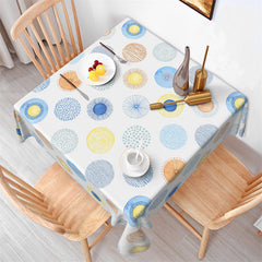 Lofaris Variant Polka Dots Step And Repeat Rectangle Tablecloth