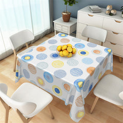 Lofaris Variant Polka Dots Step And Repeat Rectangle Tablecloth