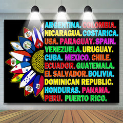 Lofaris Varient Countries Hispanic Heritage Month Backdrop