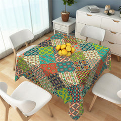 Lofaris Various Patterns Splice Plaid Rectangle Tablecloth