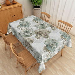 Lofaris Vintage Big Flowers Prints Kitchen Room Tablecloth