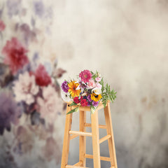 Lofaris Vintage Blooming Flower Artistic Photoshoot Backdrop