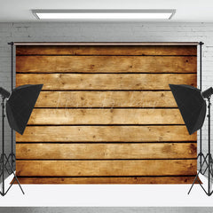 Lofaris Vintage Brown Wood Grain Wall Photo Booth Backdrop