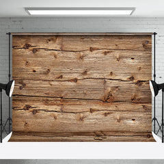 Lofaris Vintage Horizontal Wood Board Texture Photo Backdrop