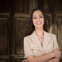 Lofaris Vintage Light Brown Wood Door Backdrop For Photo Booth