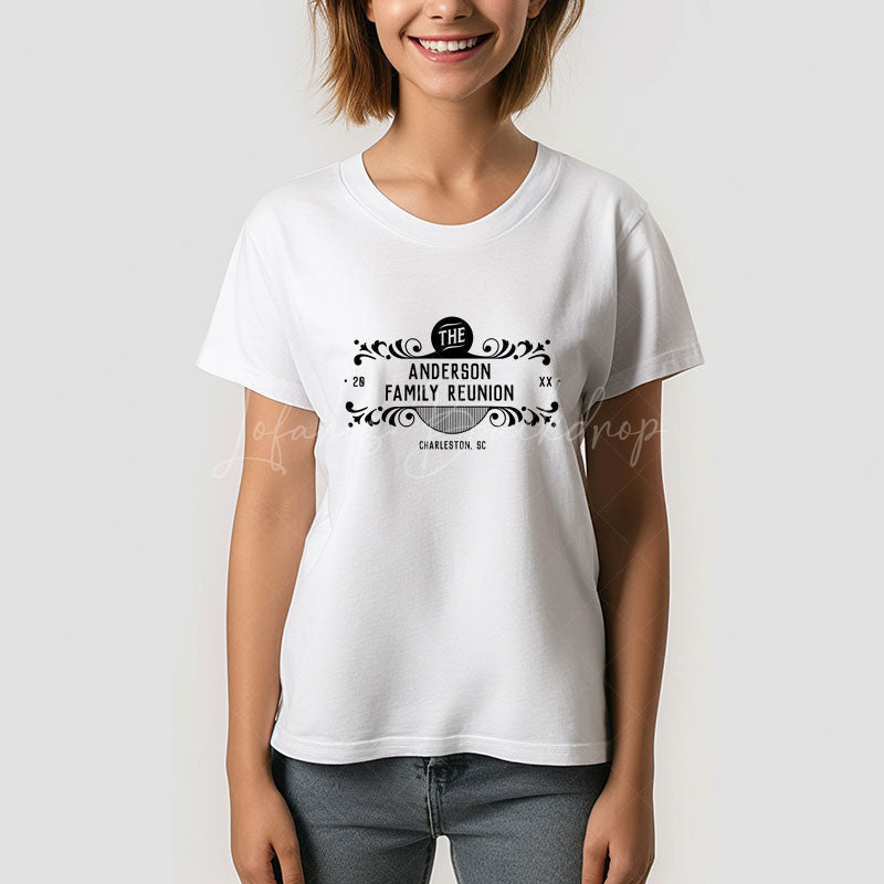 Lofaris Vintage Modern Family Reunion Gathering T-Shirt