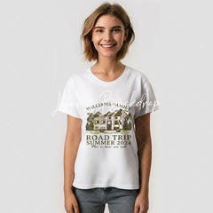 Lofaris Vintage Mountain Family Camping Road Trip T-Shirt