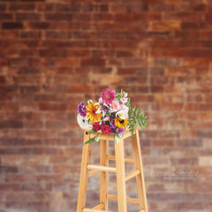 Lofaris Vintage Red Brick Photoshoot Studio Props Backdrop