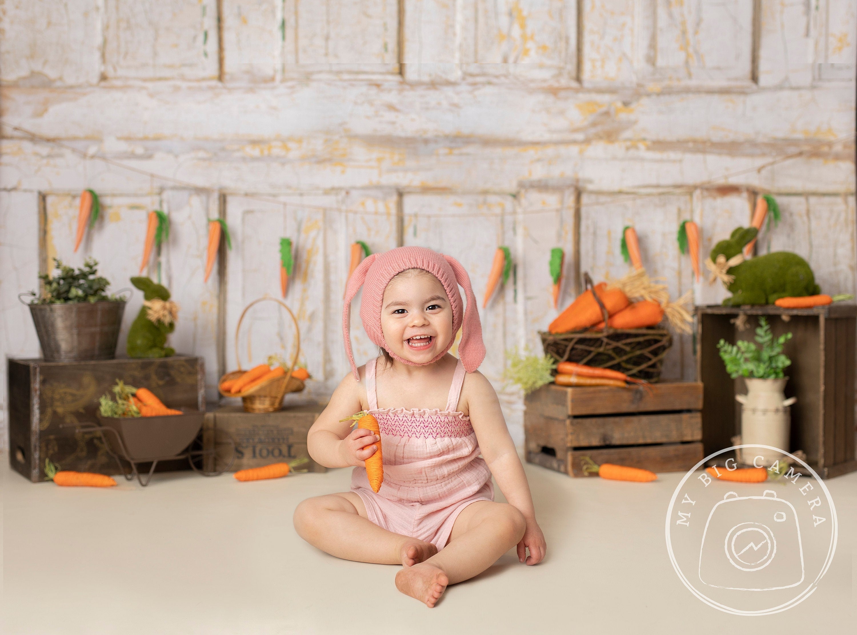 Lofaris Vintage Rustic Easter Spring Backdrop For Photo Sessions