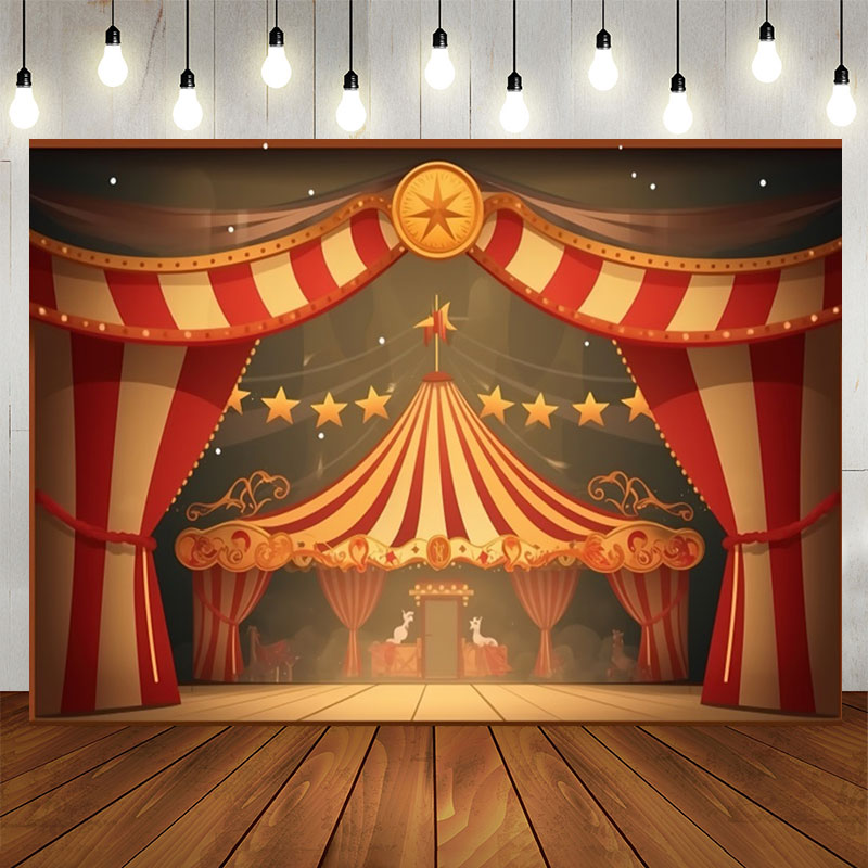 circus tent background black and white