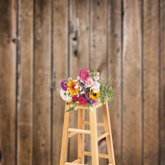 Lofaris Vintage Vertical Wood Grain Backdrop For Photo Booth