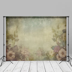 Lofaris Vintage White Floral Fine Art Maternity Photo Backdrop