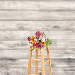 Lofaris Vintage Wooden Stripe Board Photography Backdrop