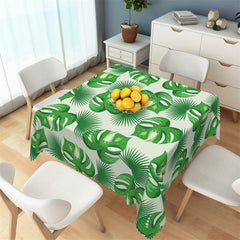 Lofaris Voguish Summer Monstera Pattern Repeat Tablecloth