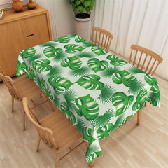 Lofaris Voguish Summer Monstera Pattern Repeat Tablecloth