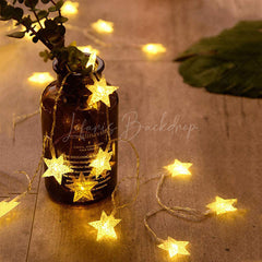 Lofaris Warm White Battery Operated LED Star String Lights for Party