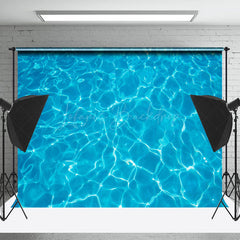 Lofaris Water Ripples Swimming Pool Summer Photo Backdrop