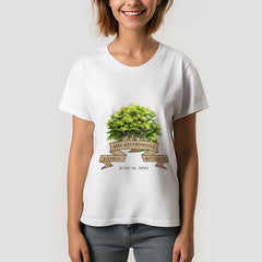 Lofaris Watercolor Green Tree Family Reunion Custom T-Shirt