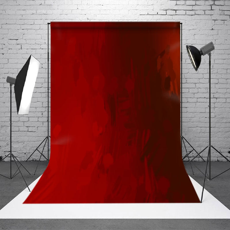 Lofaris Watercolor Red Abstract Portrait Photoshoot Backdrop