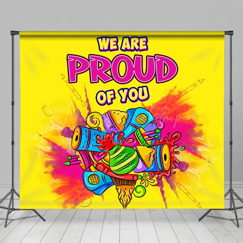 Lofaris We Are Proud Of You Graffiti Pride Month Backdrop