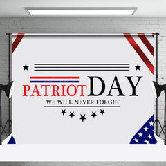 Lofaris We Will Never Forget Usa Flag Patriot Day Backdrop