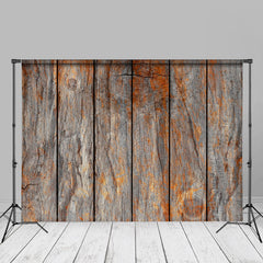 Lofaris Weathered Rough Rotten Wood Wall Photo Backdrop