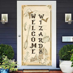 Lofaris Welcome Wizards Hogwarts Baby Shower Door Cover