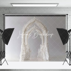 Lofaris White Artistic Arch Wedding Backdrop For Photography