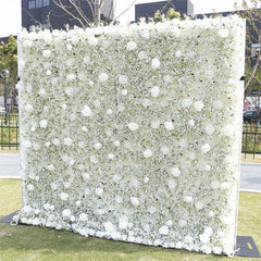 Lofaris White Babys Breath Imitated Flower Photo Backdrop