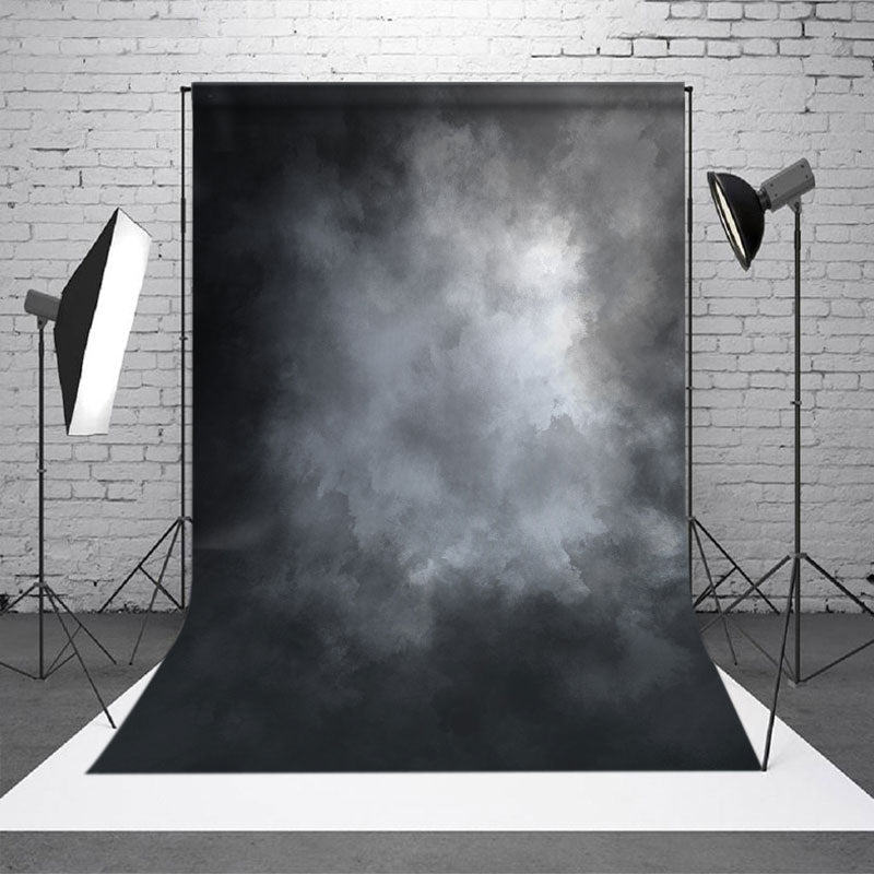 Lofaris White Black Oil Painting Photography Studio Backdrop