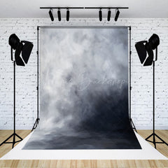 Lofaris White Grey Black Abstract Old Master Photo Backdrop