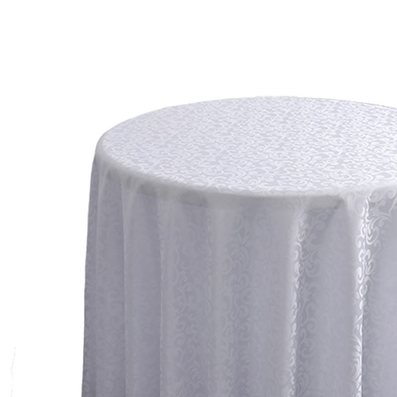 White Sequin Tablecloth