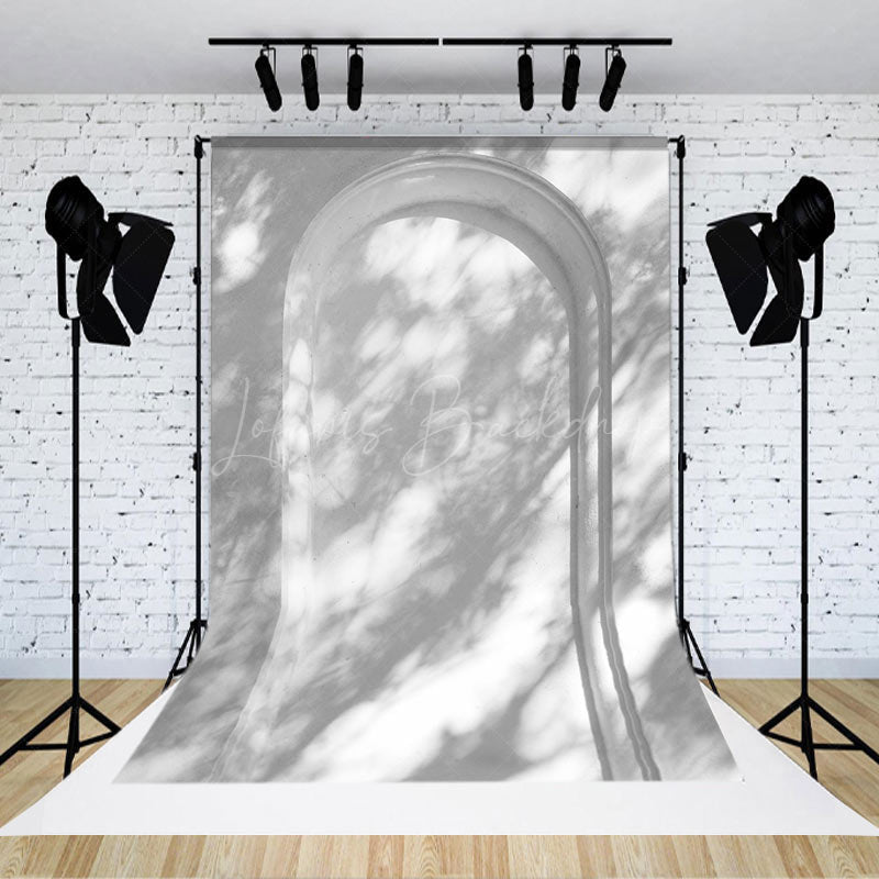 Lofaris White Marble Texture Door And Window Photo Backdrop