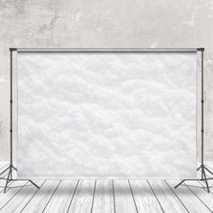 Lofaris White Snowflake Texture Christmas Photo Backdrop