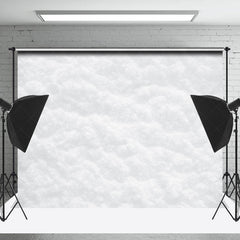 Lofaris White Snowflake Texture Christmas Photo Backdrop