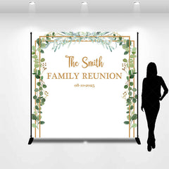 Lofaris White Spring Plant Custom Family Reunion Backdrop