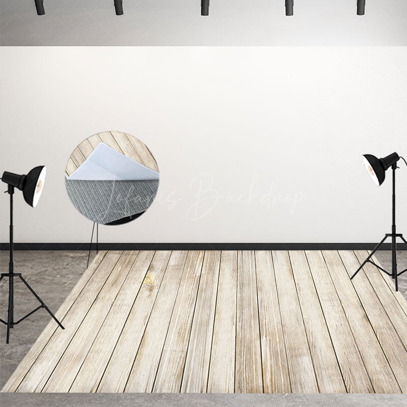 Lofaris White Vertical Wood Board Floor Backdrop For Photo