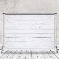 Lofaris White Wood Grain Retro Wall Backdrop For Photography