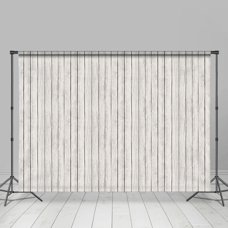 Lofaris White Wooden Vertical Grain Photoshoot Backdrop