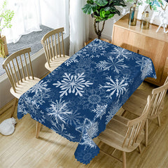 Lofaris Winter Snowflake Christmas Decorative Tablecloth