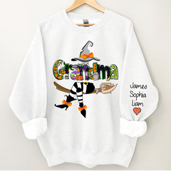 Lofaris Grandma Witch Grandkids Sweatshirt