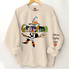 Lofaris Grandma Witch Grandkids Sweatshirt