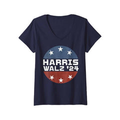 Lofaris Womens Harris Walz 2024 Campaign For President Tee