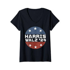 Lofaris Womens Harris Walz 2024 Campaign For President Tee