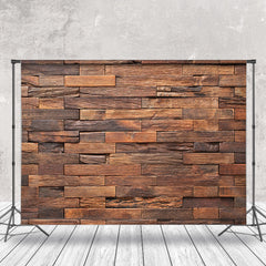 Lofaris Wood Brick Wall Texture Backdrop For Photography