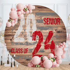 Lofaris Wood Class Of 2023 Senior Graduation Round Backdrop