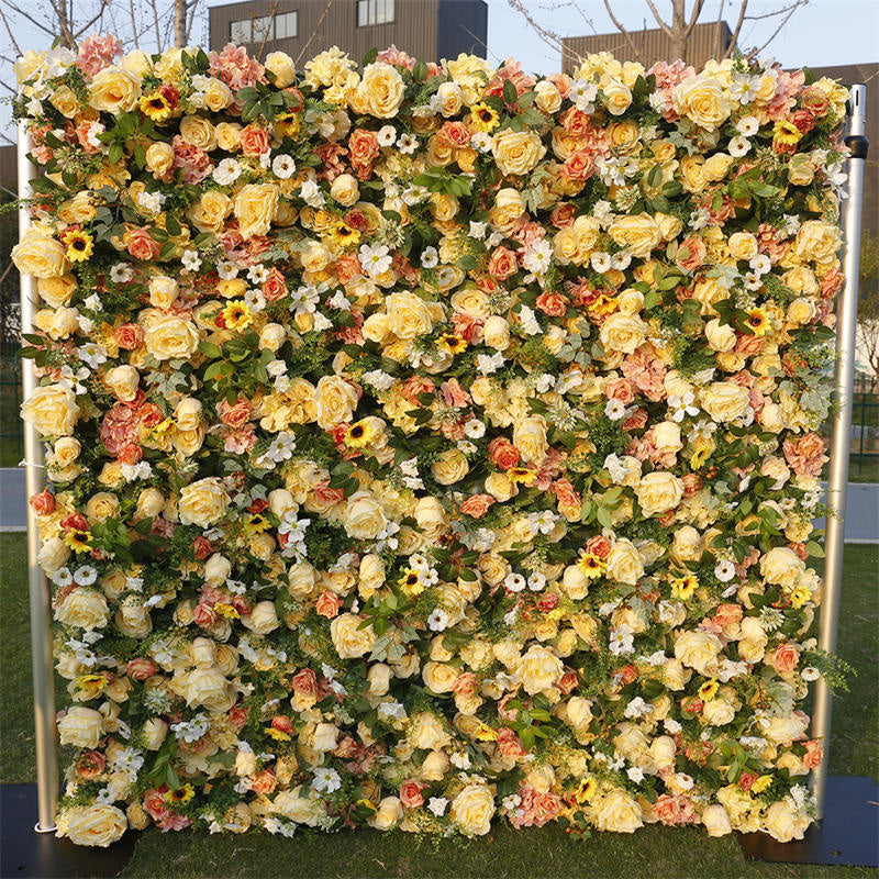 yellow-rose-artificial-flower-wall-panels-wholesale-lofaris